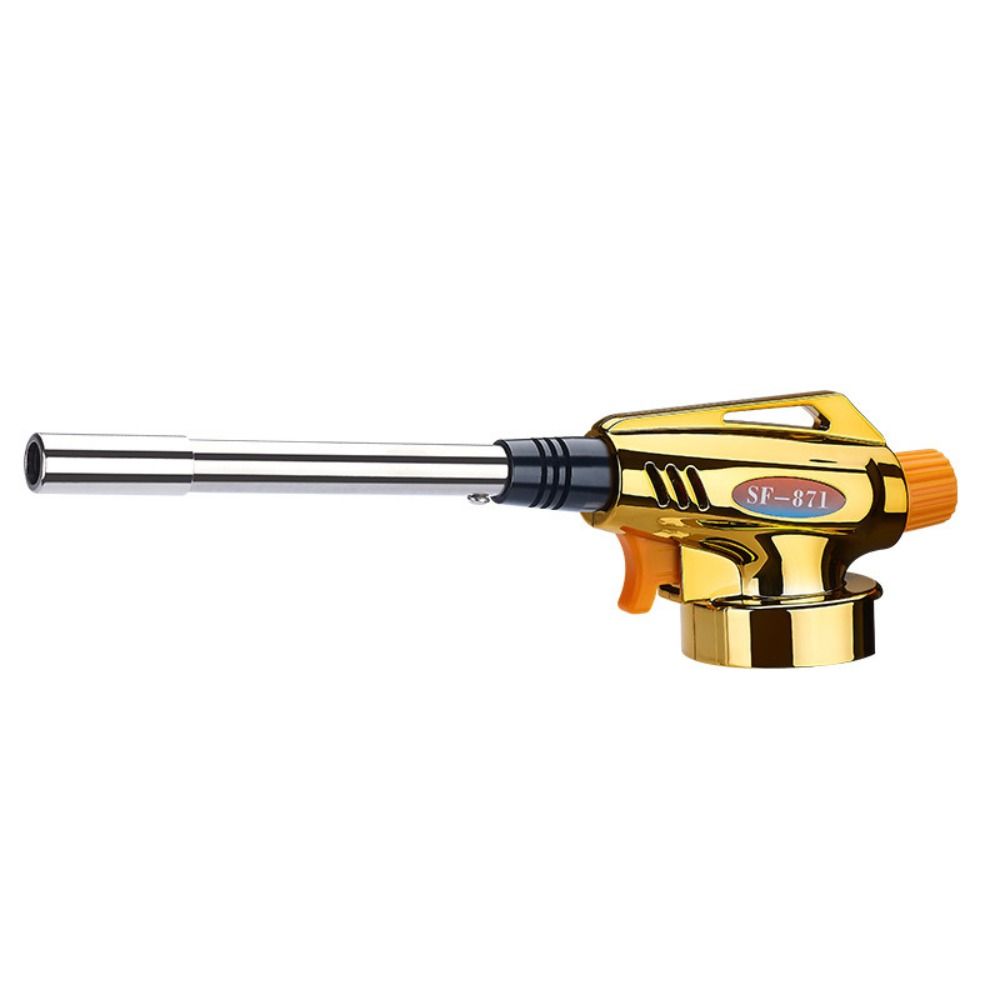 Portable Fire Burner Fuel Torch Adjustable Portable Flamethrower Butane Burner Flamethrower  BBQ