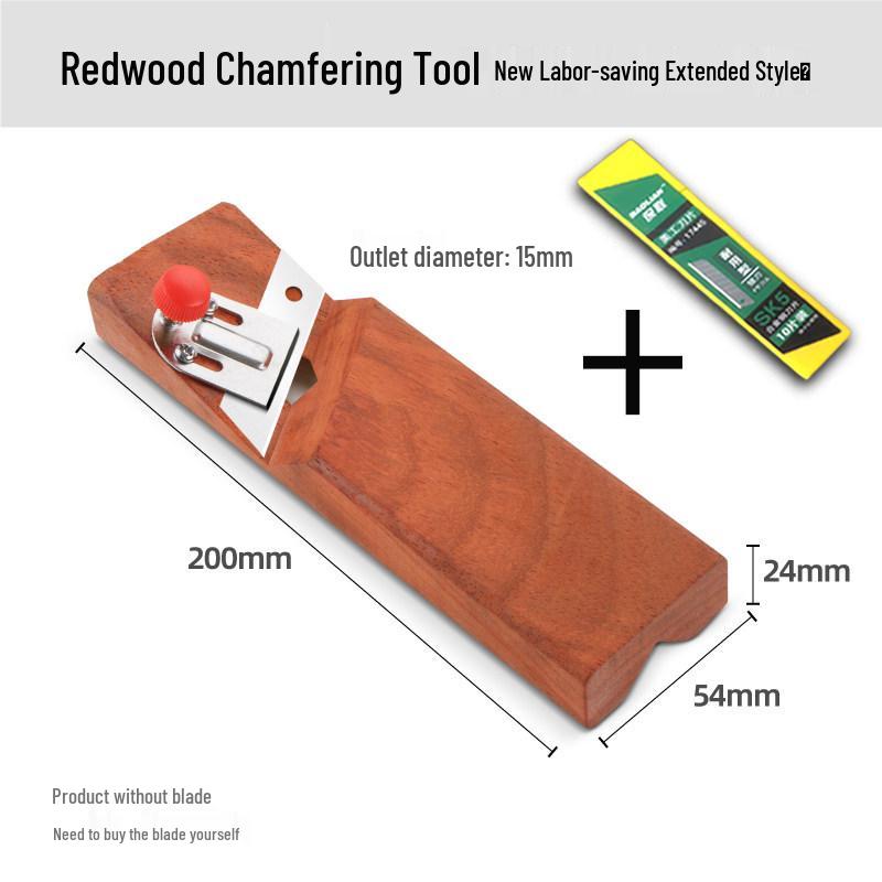 45° V-Groove Gypsum Board Chamfering Planer - Sound-Absorbing Woodworking Tool