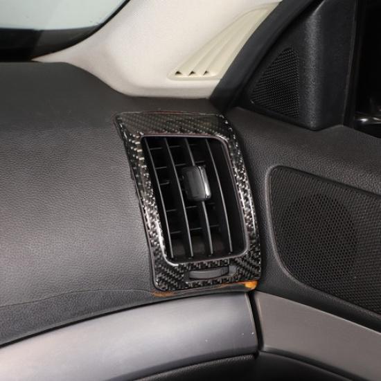 Carbon Fiber Central Multimedia Panel Sticker For Infiniti G25 G35 G37 Q60 07-13