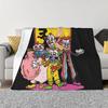 Killer Klowns Shirt Throw Blanket Hairy Blanket Summer Blanket Hairy Blankets Thermal Blankets For Travel