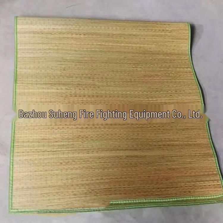 Fabric-Wrapped Dormitory Cooling Grass Mat, Single-Sided Dense Weave.