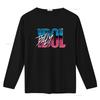 Billy Idol Name Gradient Music T Shirt for Fashion Streetwear Vintage Washed Breathable Graphic Designer Clothes Unisex