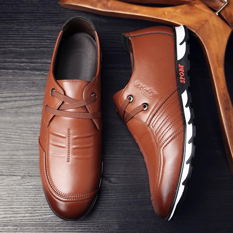 Plus Größe 38-46 NEU Echtes Leder Männer Freizeitschuhe Marke Herren Loafer Mokassins Atmungsaktive Slip-on Fahrschuhe hju7