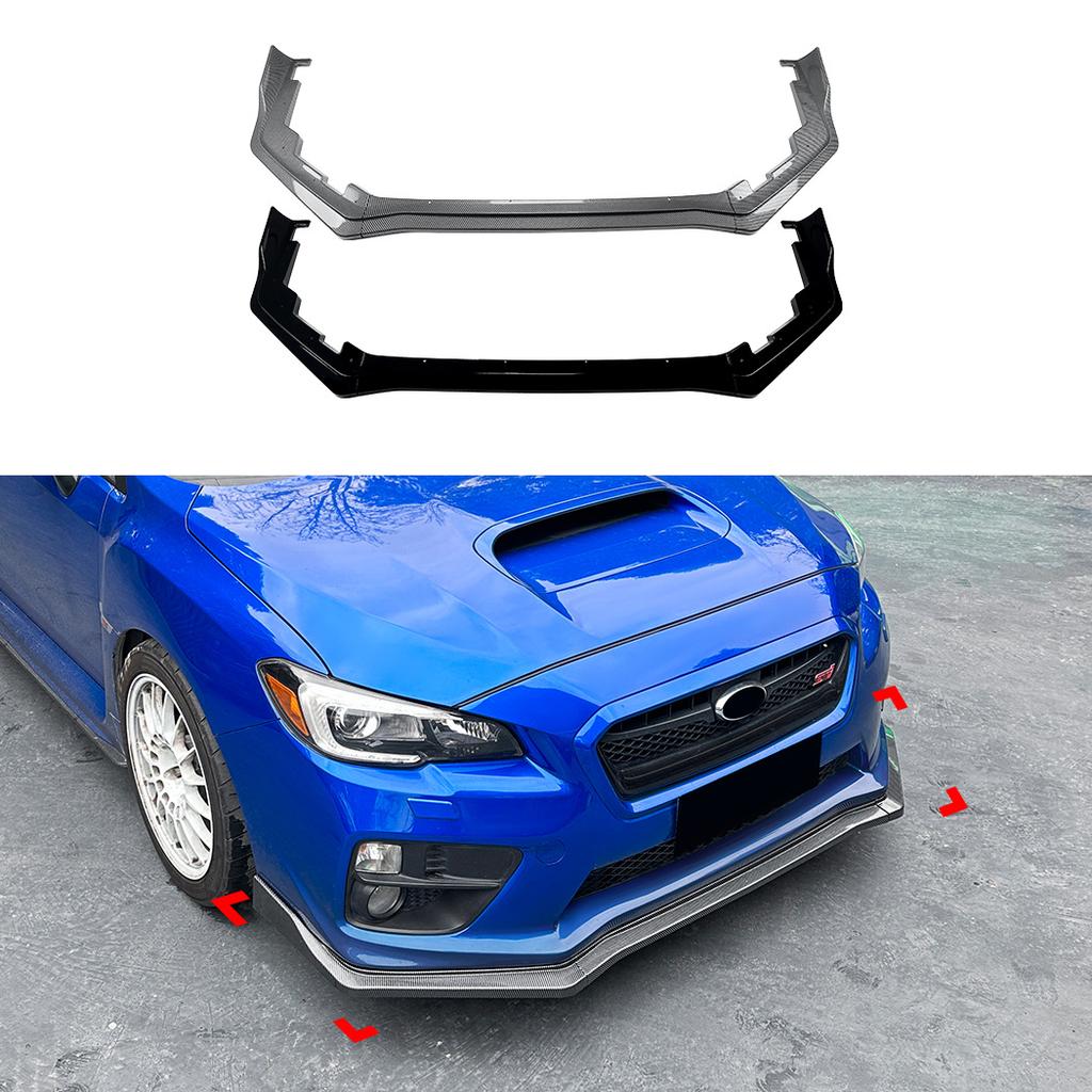 Dal 2015 al 2021 Per Subaru Impreza WRX STI VA Spoiler Paraurti Anteriore Lip Guard Splitter Inferiore Lama Striscia Canard By Kit Carrozzeria ABS