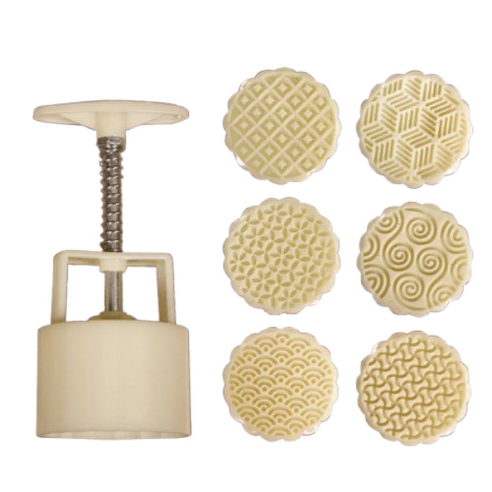 3D Moon Cake Mold Creative Mid-Autumn Festival Supplise Cookie Stamp Mold  Mid-Autumn Festival
