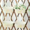 Metal Hanging Flower Pots for Railing Fence Planter Box with Detachable Hooks Drainage Holes for Outdoor Plant Balcony
