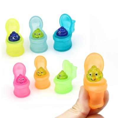 Mačkací záchodové hovínko TPR Měkké Kawaii Mochi Měkká hračka na odbourání stresu Fidget, Smějte se nahlas s těmito zábavnými žertovnými toaletními hračkami pro děti