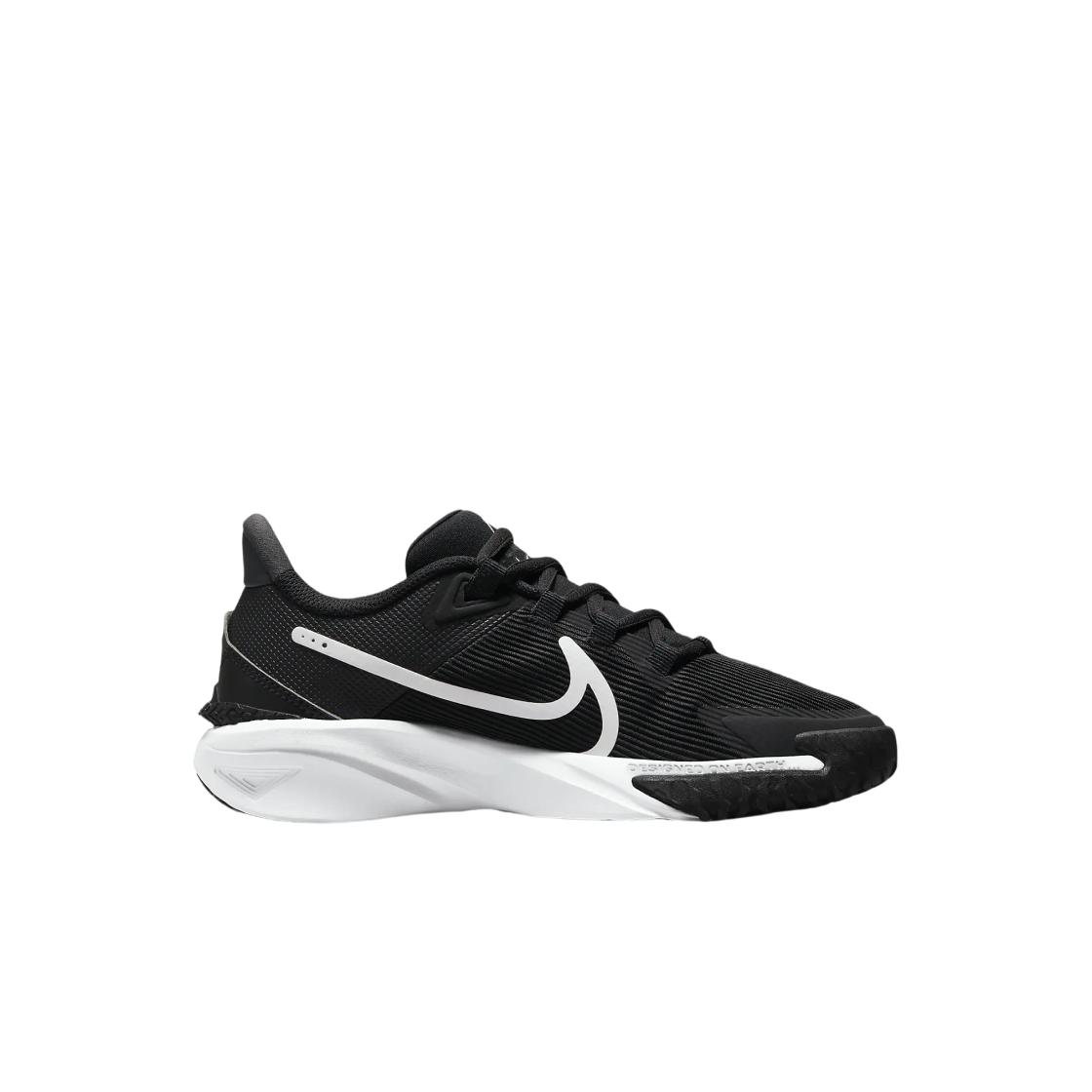 Nike Star Runner 4 GS Schwarz Weiß Kinder Sneaker Anthrazit DX7615-001 36.5