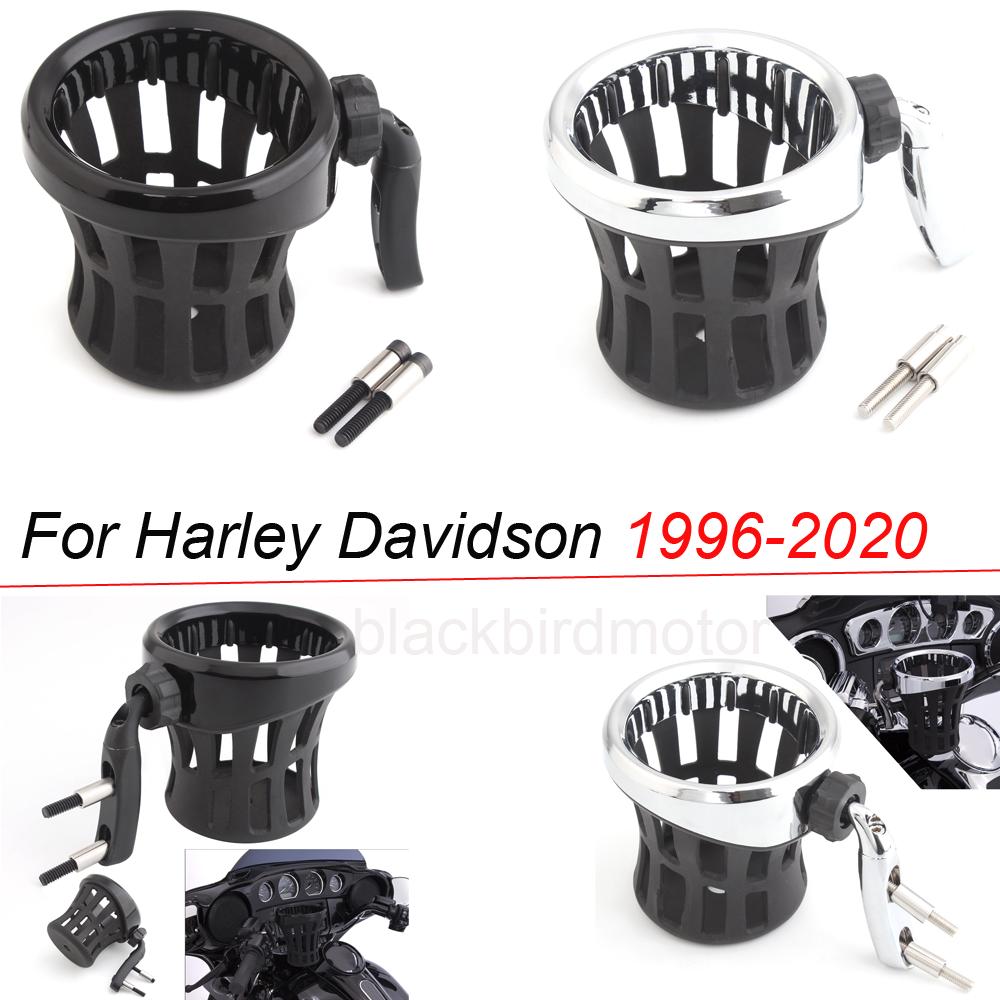 Motorcycle Handlebar Mounted Drink Cup Driver Drink Cup Holder Fits For Harley-Davidson Cross Bones (EFI) - FLSTSB 2008 - 2011