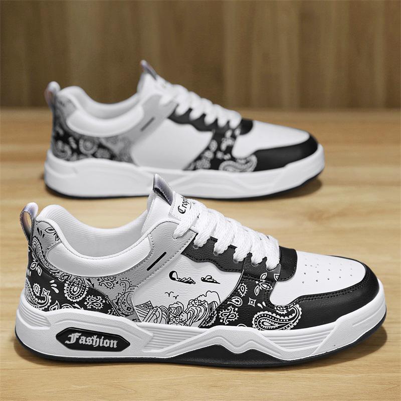 New Autumn Men's Sneakers Men Comfortable Platform Shoes  Trendy Lace-up Vulcanized Shoes Casual Sneakers Zapatillas