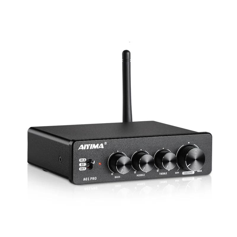 Power Amplifier AIYIMA A01 PRO melns