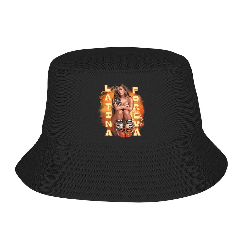 Harajuku TUS GAFITAS KAROL G LYRICS TOUR Bucket Hats Unisex UV-Schutz Camping Fischerhut Strandhut