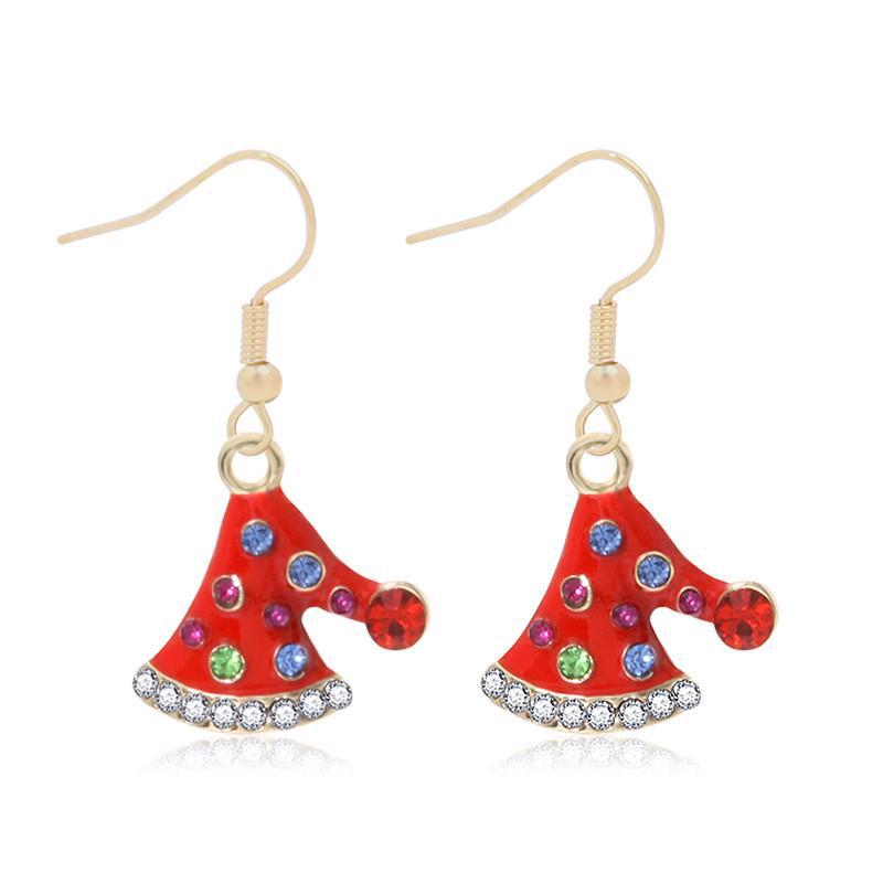 Snowflake Tree Earrings for Women - Festive European and American Design, Perfect for Autumn and Winter