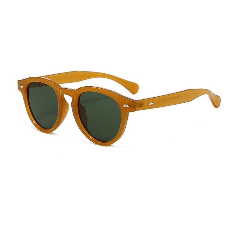 

1/3pcs Retro Candy Color Round Sunglasses ladies Fashion Rice Nail Decorative Shades UV400 Men Trending Outdoor Sun Glasses