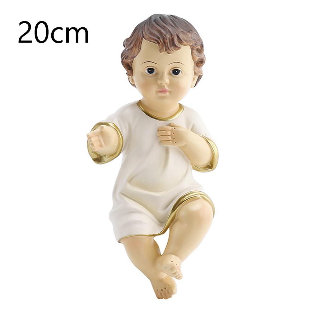 

Смоляна статуетка Ісуса Настільні аксесуари Садові статуї Дім Дитина Дитячі фігурки Патіо 20cm