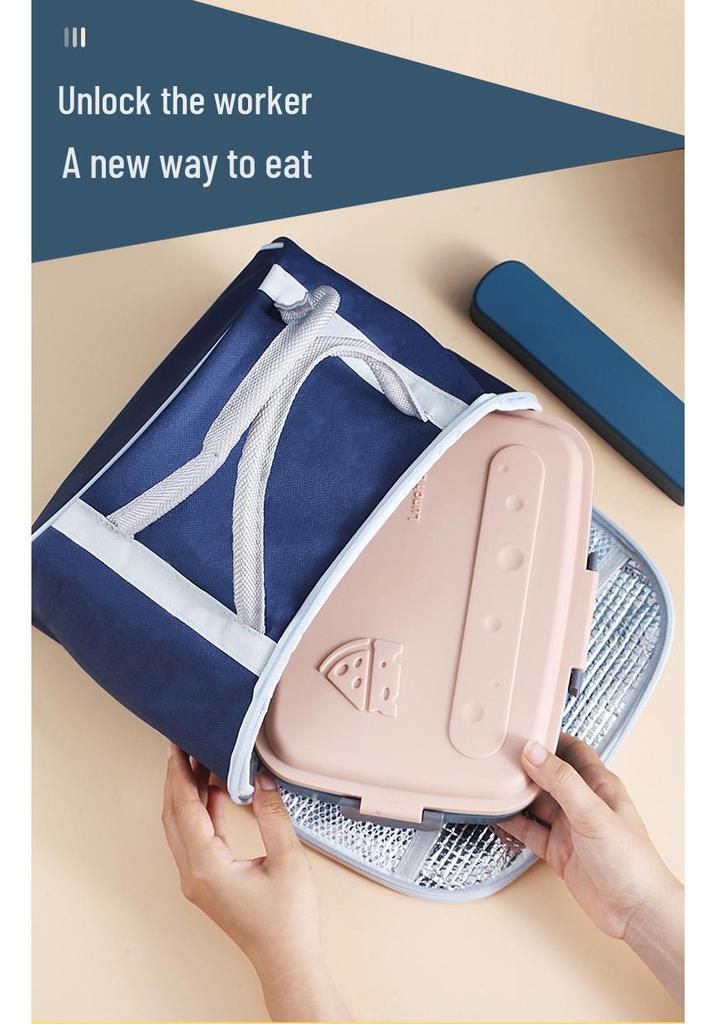 Aluminum Foil Insulated Lunch Bag - Waterproof, Portable Meal Tote for Work or School
