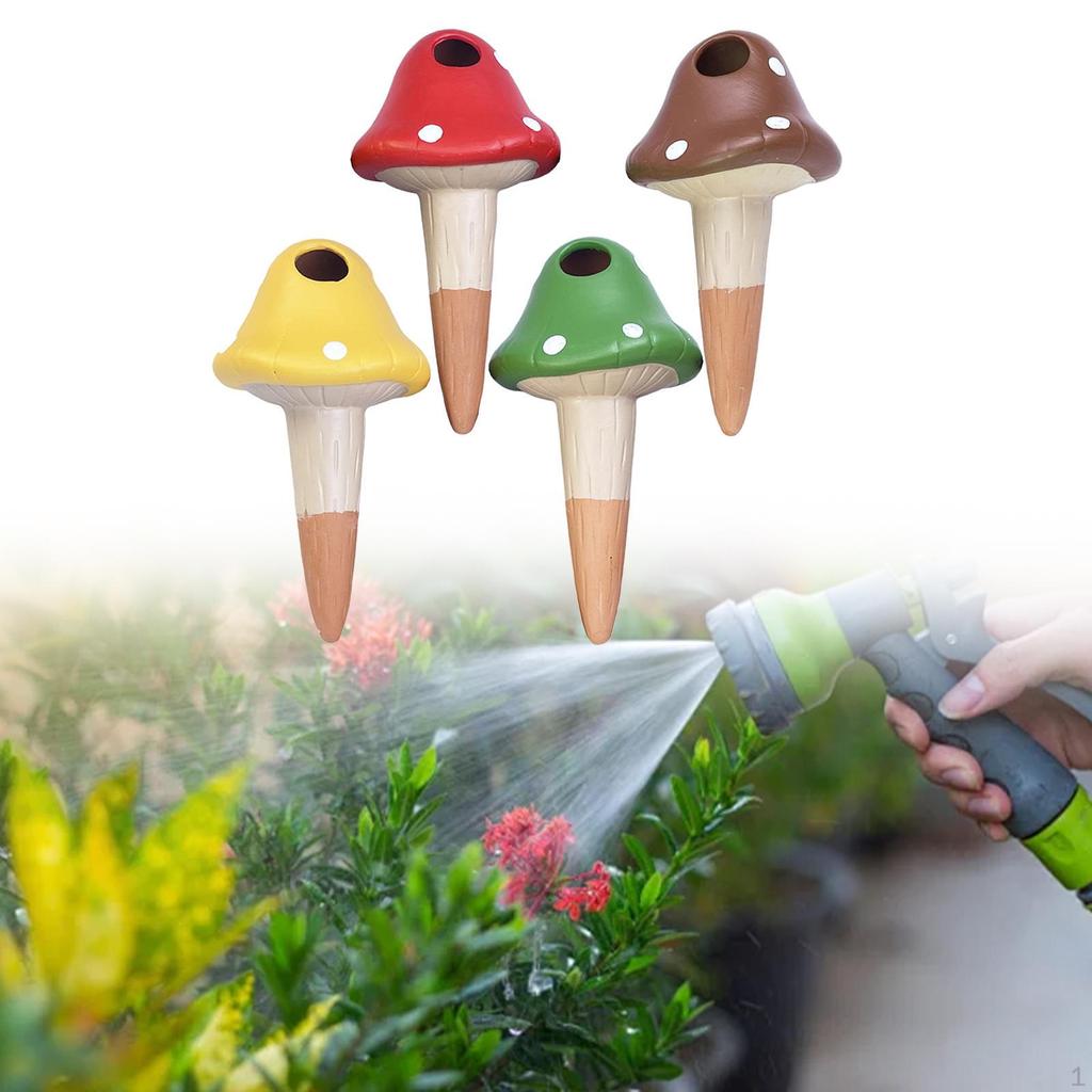 4 Pieces Plant Self Watering Spikes Device Office Insert Devices Garden Drip