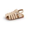 Girls Openwork Braided Roman Sandals Soft Sole Beach Shoes Kids Ages 4-12