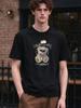 Unisex T Shirt Cool Crown Bear Print Casual Summer Comfortable Soft Daily Top Tees