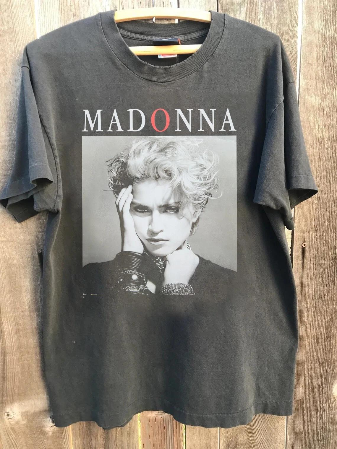 

Madonna Vintage TShirt I Am Madonna Celebration Shirt TShirt Summer New Unisexs Womens Short Sleeve Top 4XL