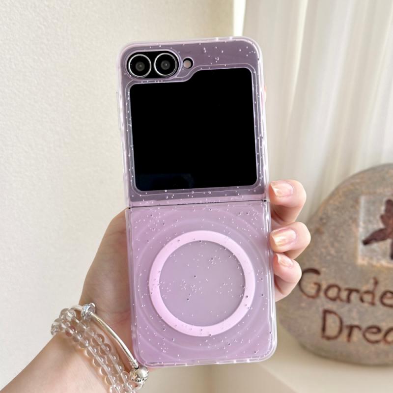 For Samsung Galaxy Z Flip 7 Case Soft TPU Magnetic Wireless Charging Protective Back Cover For Samsung Z Flip 7 6 5 4 3 Shell