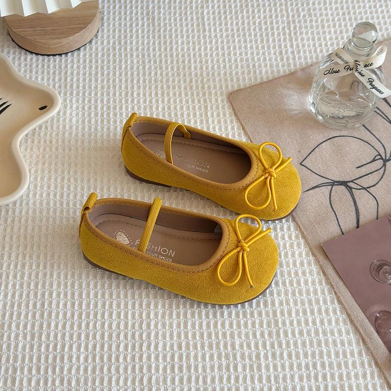 Kids Ballet Flats for Girls with Cute Bowtie and Colorful Options Non-Slip Soft Sole Toddler Dance Practice Flats Elegant spring