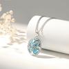 FANCIME Turquoise Tree of Life Large Hawaiian S925 Perfect Gift for Gift Wrapping Included Women's Necklace, Jewelry, Silver, Mother's Day, Christmas,