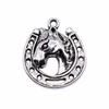 Vintage Horseshoe Charms Alloy Metal Pendants For DIY Jewelry Lucky Themed Accessories
