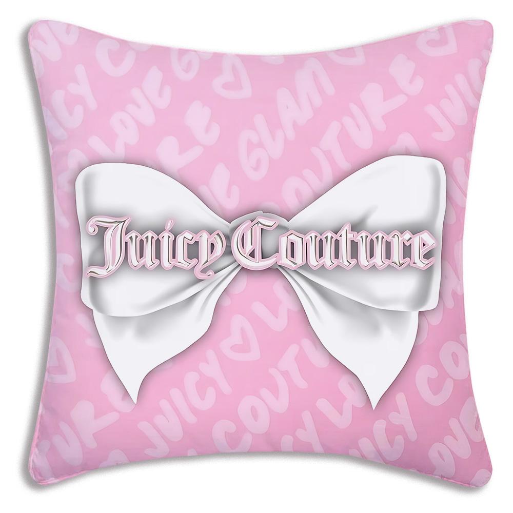 Fashion J-Juicys Pink C-Couture Pillow Covers Cartoon Sofa Decorative Home Double-sided Printing Short Plush Cute Cushion Cover