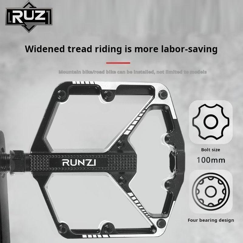3 Bearing Bike Pedal Ultralight Aluminum Alloy MTB Road Bicycle Pedal Widen Anti-slip Cycling Pedal Bike Accessories