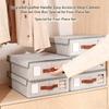 Spacious Bed Sheet Storage Container Nonwoven Materials Dustproof Cover Bedding Organiser With Detachable Lid