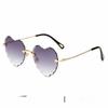 Love Heart Gradient Sunglasses For Women Uv400 Sun Protection Fashion Accessory