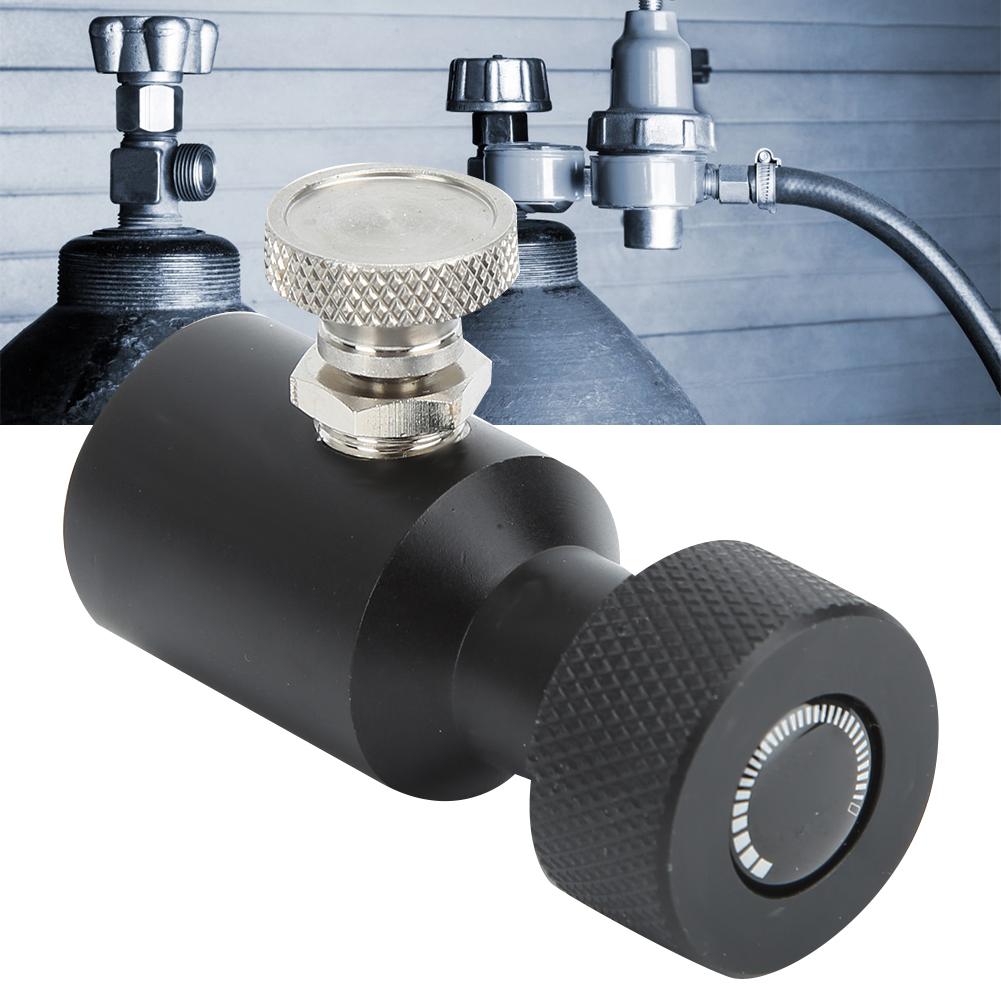 Conector Adaptador CO2 TR21-4 com Válvula de Liberação Enchimento Rápido Água com Gás para