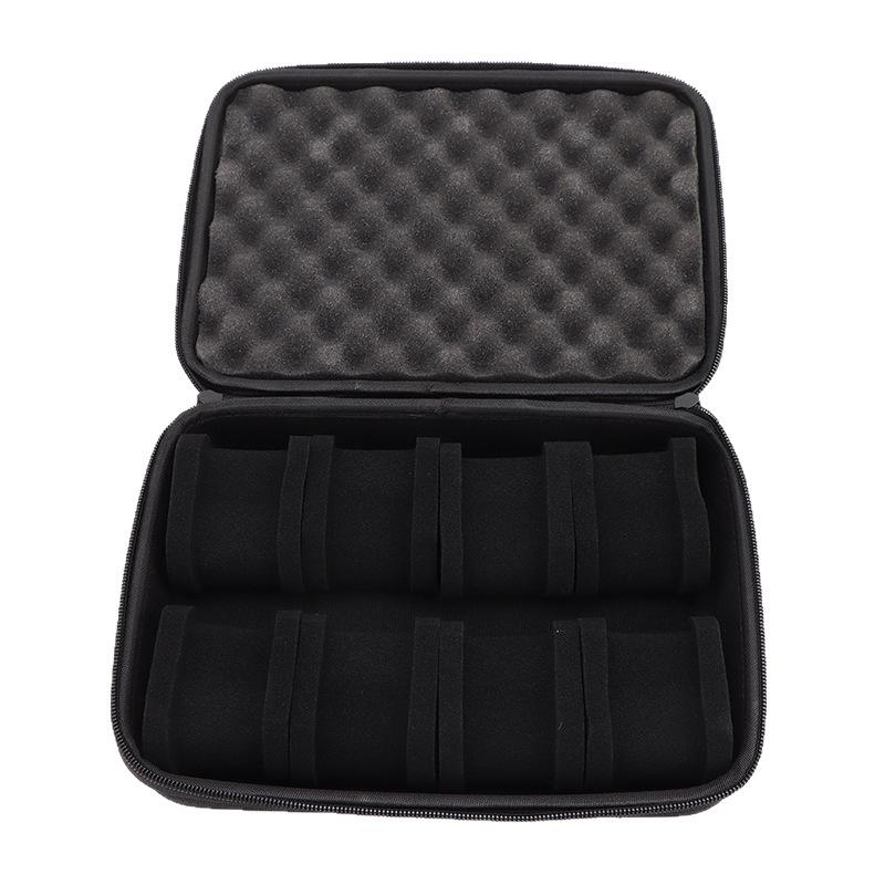 1Pcs Hard Eva Watch Storage Case With 6/8 Slots Soft Shockproof Lining Perfect For Home Travel Watch Collection