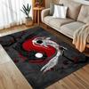 Pisces Yin Yang Art Print Carpet for Living Room Bedroom Bedside Sofa Floor Mat Modern Home Decor Area Rug Large Size