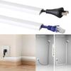 1pc 1m/2m/3metersX3cm Floor Cord Cover PVC Cord Protector Floor, Hide Extension Floor Wire Covers for Floor Cable Cover