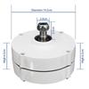 Low Speed 500RPM 10000W 12V 24V 48V 3 Phase Gearlessermanent Magnet Generator AC Alt Pernators For Wind Turbine DIY
