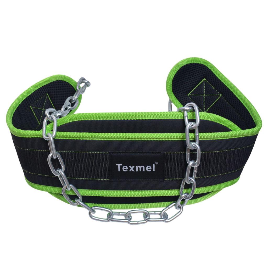 Adjustable Weightlifting Belt with Chain for Squats, Pull-ups, and Parallel Bars