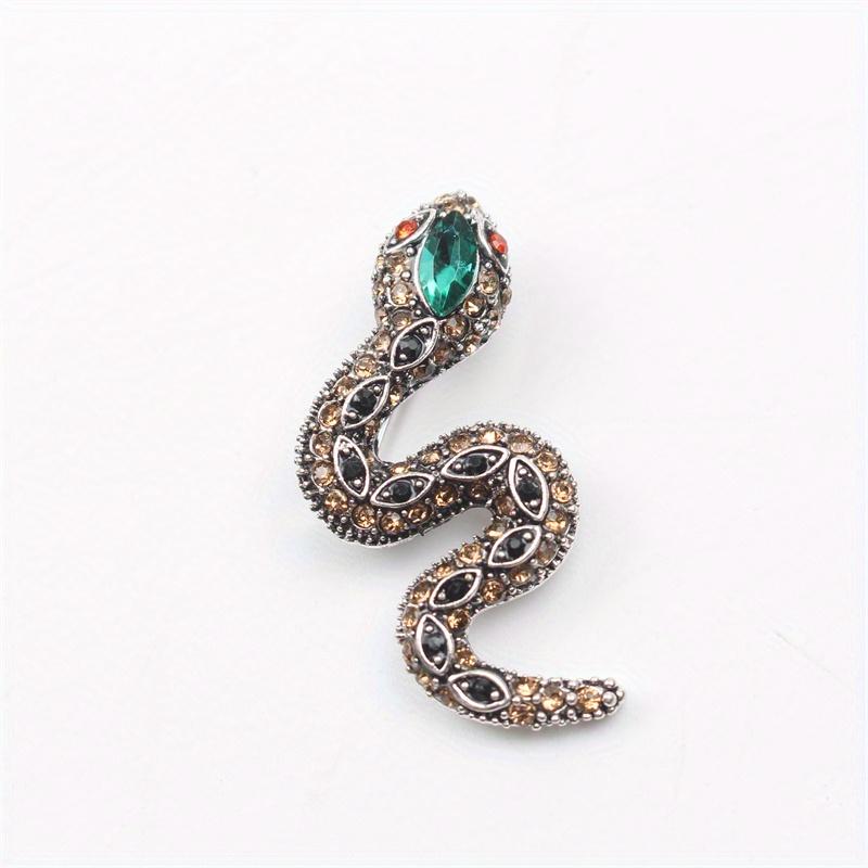 Stylish and Elegant Zodiac Animal Snake Brooch Personalized Luxury Accessory Pin Gift