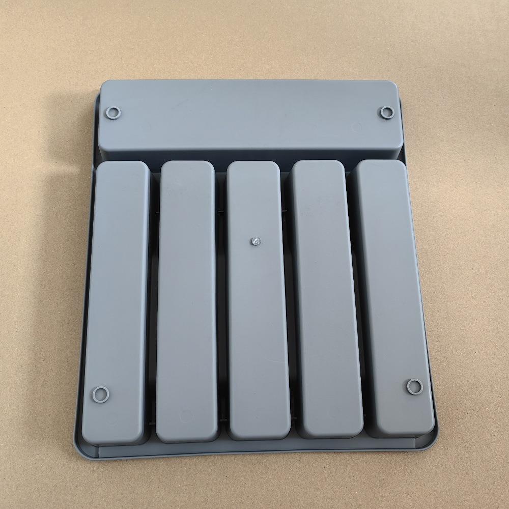 Large Capacity Utensil Tray 6 Compartments Silverware Drawer Organizer  Household