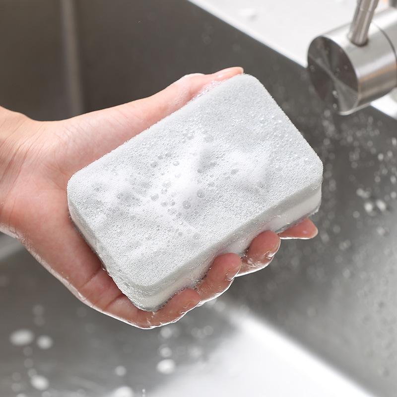 Absorbent Cotton Kitchen Sponge: Non-Stick, Eco-Friendly, Magic Wipe for Dishwashing and Scouring