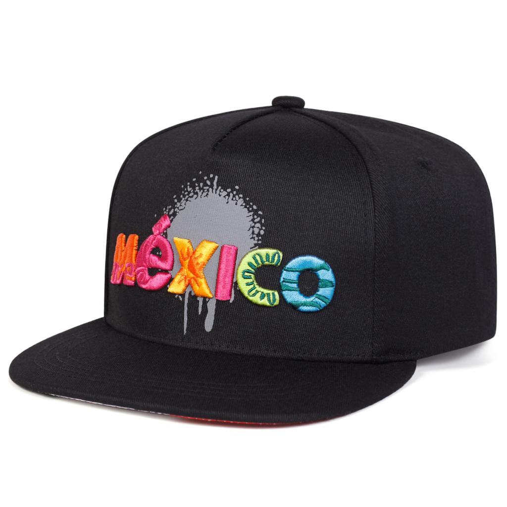 Unisex MEXICO Letter Embroidery Hip-hop Hats Spring and Autumn Outdoor Adjustable Casual Baseball Caps Sunscreen Hat Sports Cap