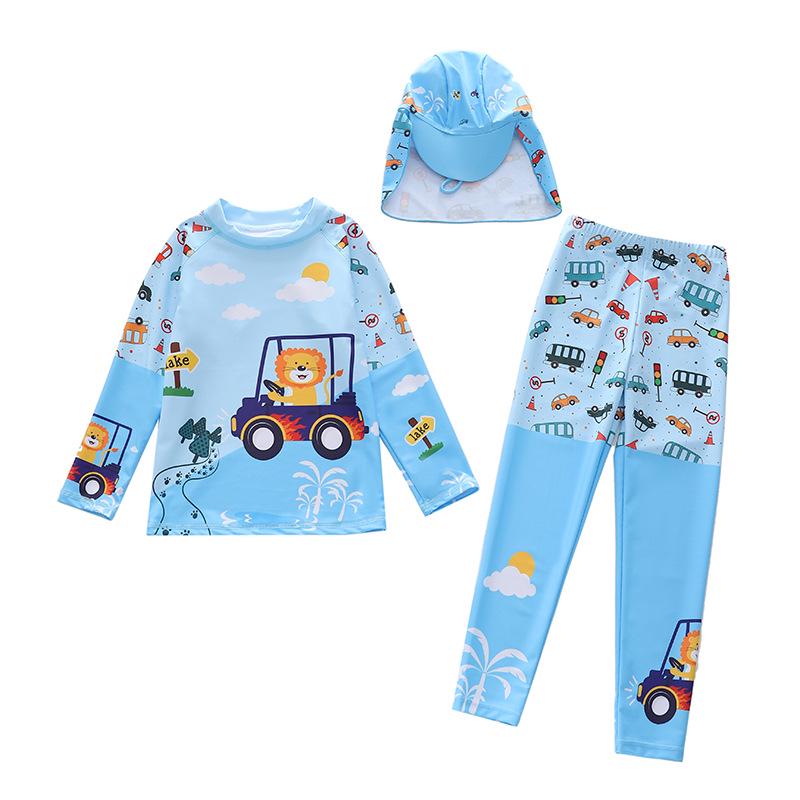 

Children s Long Sleeve One-Piece Swimsuit for Boys - Sun Protection for Surfing & Beach 5XL (140-150cm, 65-75 kg)