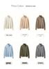Women's Elegant Cashmere Cable Knit Half-High Neck Zip Cardigan - Autumn/Winter 2026 Collection