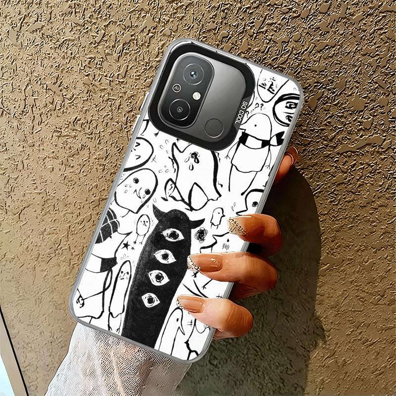 Oyasumi Punpun Anime Shockproof Phone Case for Xiaomi Poco X7 X6 X5 X3 Pro F7 Ultra M8 Redmi 15C 15 14C 13C 12C 10C 13 12 10
