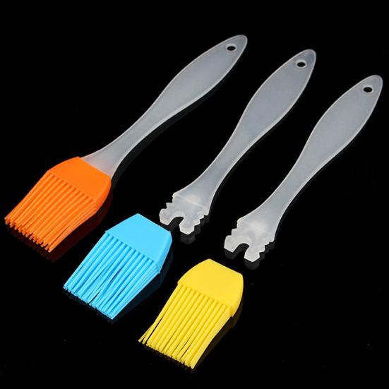 Štětec na dort Praktický nemačelý štětec na grilování proti opaření Přenosný štětec na BBQ dort proti opotřebení Štětec na pečivo na pečivo