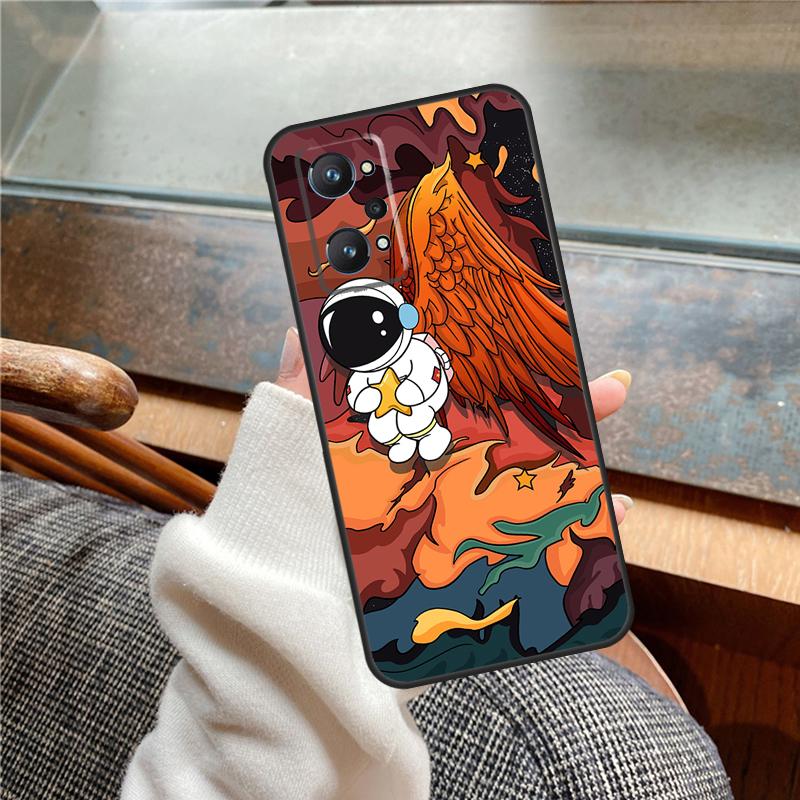 Astronaut Spaceship Case For Realme 15 Pro GT7 GT6 11 12 13 14 Pro Plus C55 C51 C53 C35 C33 C61 C65 C67 C71 C75