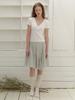 Liel Ena Chiffon Shirring Skirt (Mint)