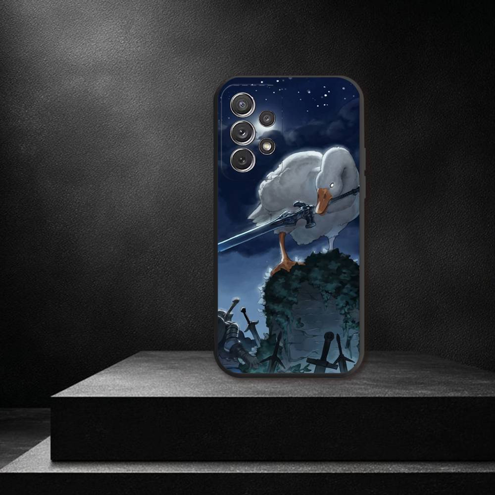 

Смешной мультяшный чехол D-Duck для телефона Samsung S 9,10,21,30,22,23,24,25,26,Ultra,Plus,Lite,FE,4,5G Черный Мягкий Чехол SamsungS20