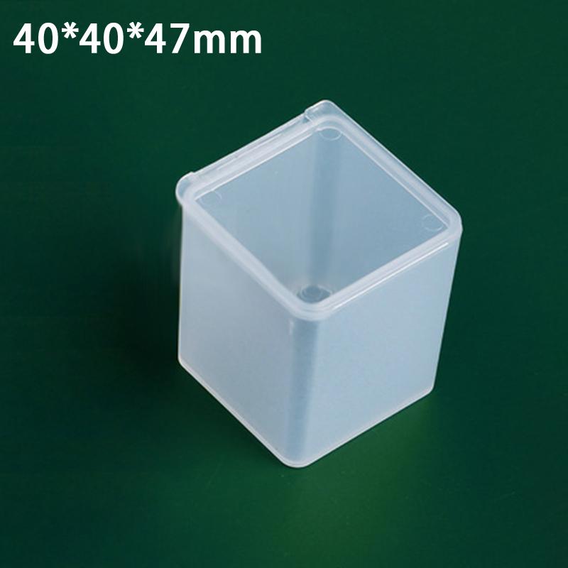 Mini Plastic Box Rectangular Translucent Packing Box Dustproof Durable Strong Jewelry Button Sundries Storage Case Container